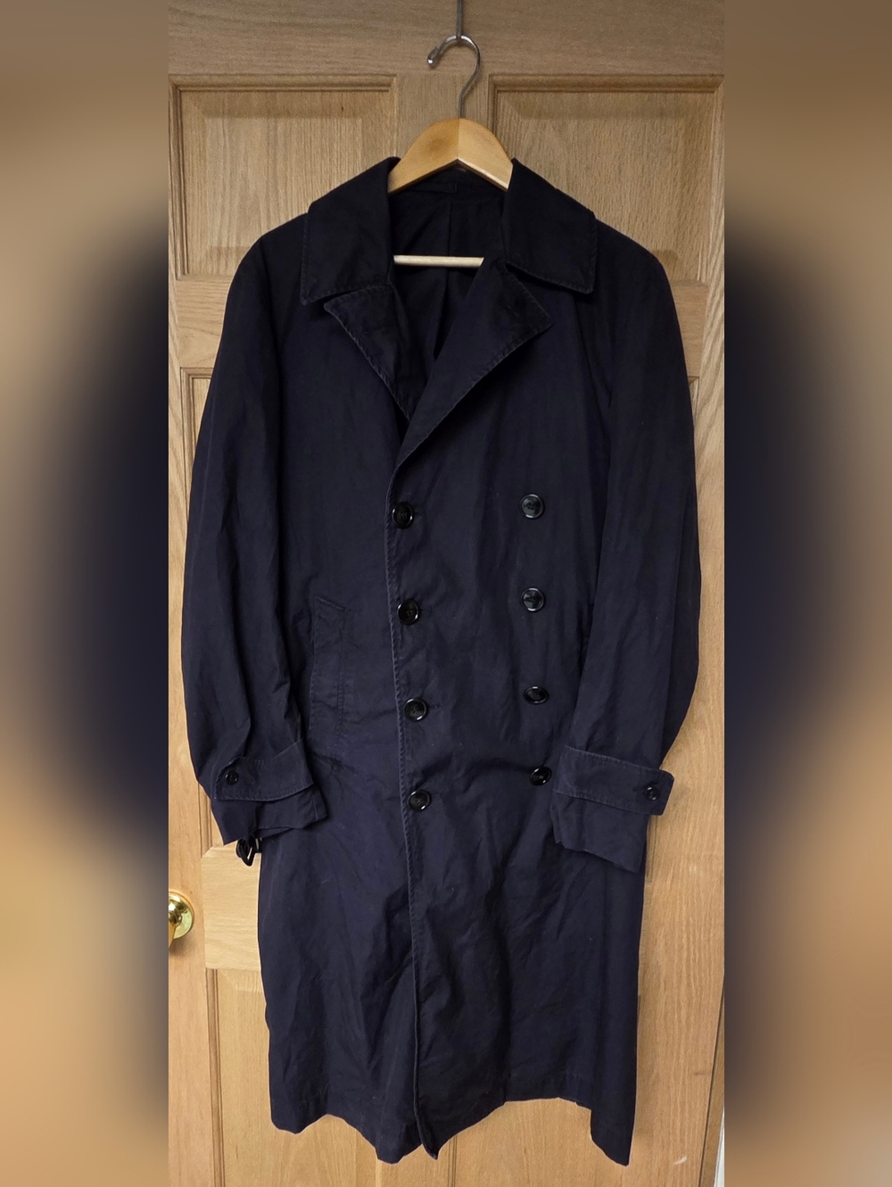 Vintage‎ US Navy Trench Jacket 1960s 50s Usn coat naval 38-40R
